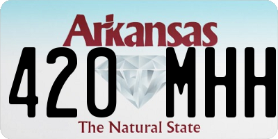 AR license plate 420MHH