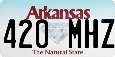AR license plate 420MHZ