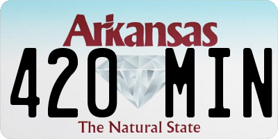 AR license plate 420MIN