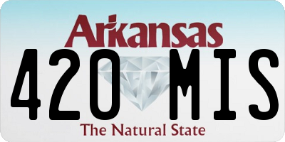 AR license plate 420MIS