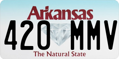 AR license plate 420MMV