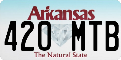 AR license plate 420MTB
