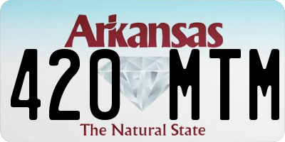 AR license plate 420MTM