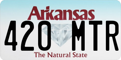 AR license plate 420MTR