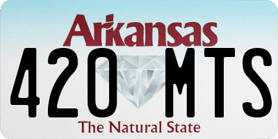 AR license plate 420MTS