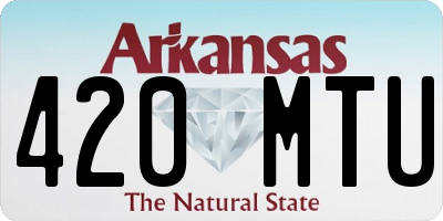 AR license plate 420MTU