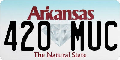 AR license plate 420MUC