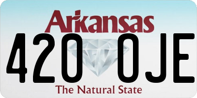 AR license plate 420OJE