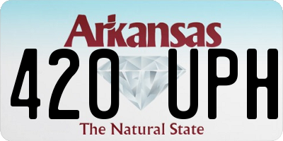 AR license plate 420UPH