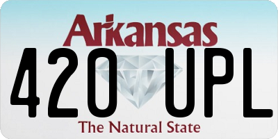 AR license plate 420UPL