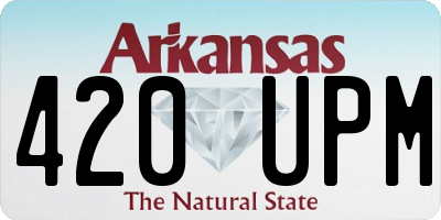 AR license plate 420UPM