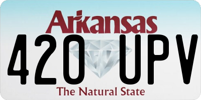AR license plate 420UPV