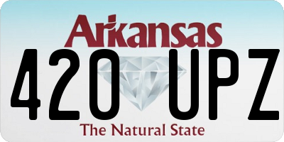 AR license plate 420UPZ