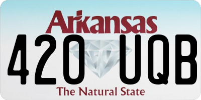 AR license plate 420UQB