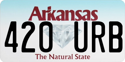 AR license plate 420URB