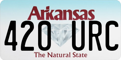 AR license plate 420URC