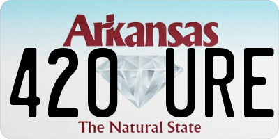 AR license plate 420URE