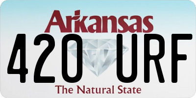AR license plate 420URF