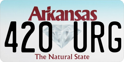 AR license plate 420URG