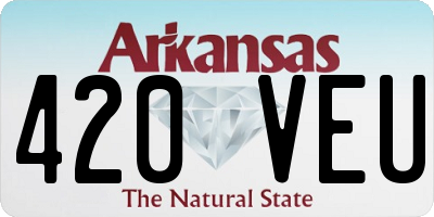 AR license plate 420VEU