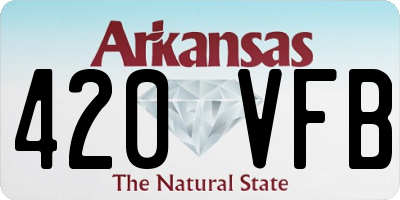 AR license plate 420VFB