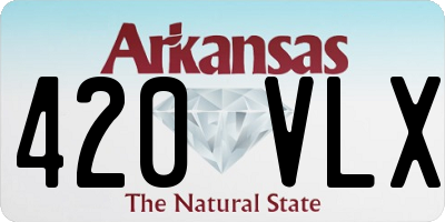 AR license plate 420VLX
