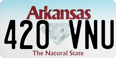 AR license plate 420VNU