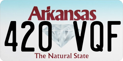 AR license plate 420VQF