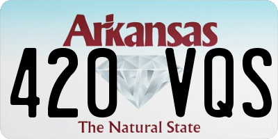 AR license plate 420VQS