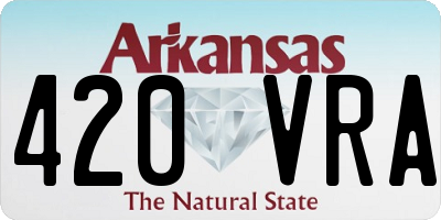 AR license plate 420VRA