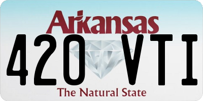 AR license plate 420VTI