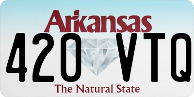 AR license plate 420VTQ