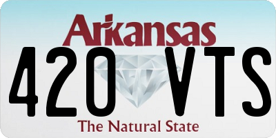 AR license plate 420VTS