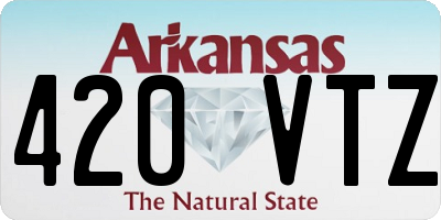 AR license plate 420VTZ