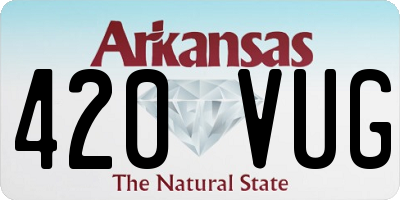 AR license plate 420VUG