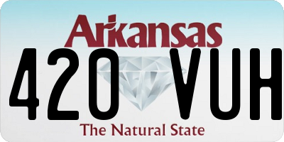 AR license plate 420VUH