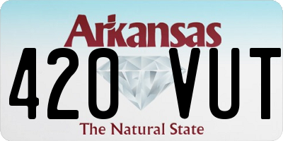 AR license plate 420VUT