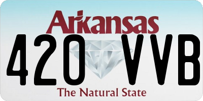 AR license plate 420VVB