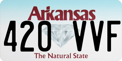AR license plate 420VVF