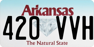 AR license plate 420VVH