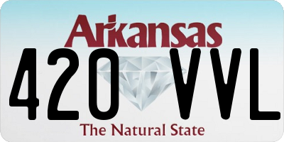 AR license plate 420VVL
