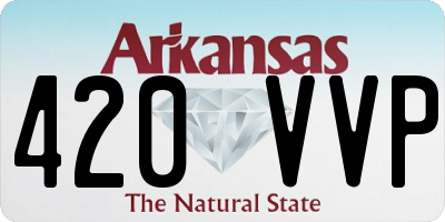 AR license plate 420VVP