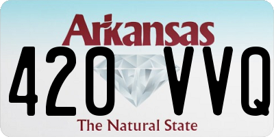 AR license plate 420VVQ