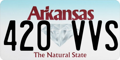 AR license plate 420VVS