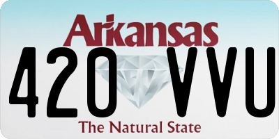 AR license plate 420VVU