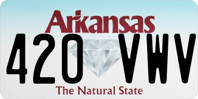 AR license plate 420VWV