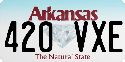 AR license plate 420VXE