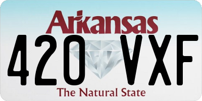 AR license plate 420VXF