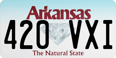 AR license plate 420VXI