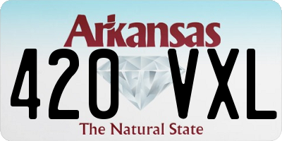 AR license plate 420VXL